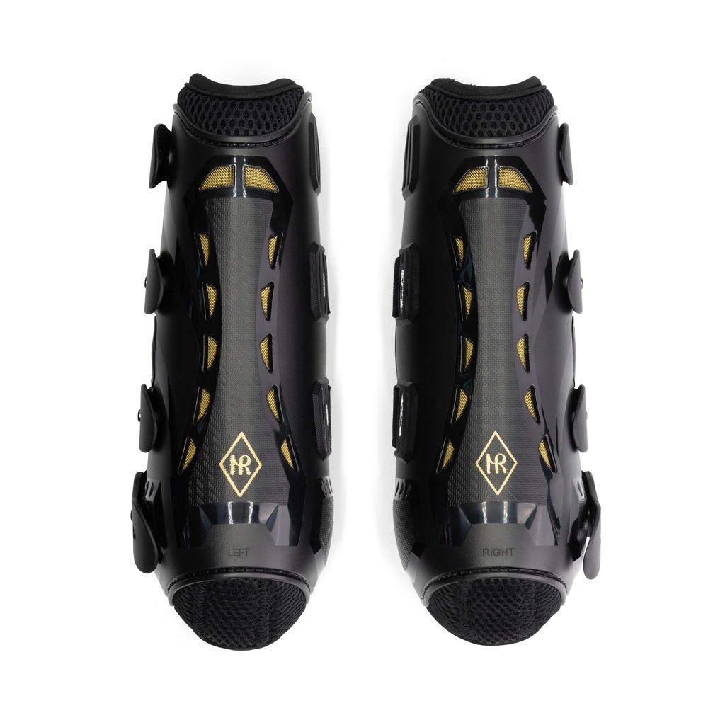 Mrs. Ros Air Flex Iron Tendon Boots Zwart