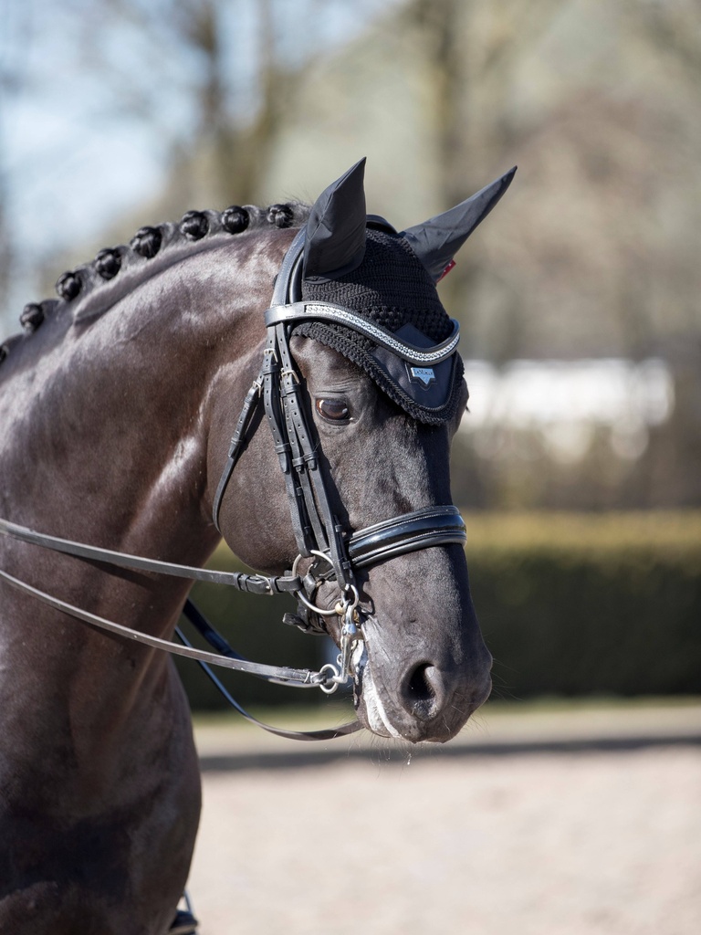 Le Mieux Loire Satin Oornetje Zwart