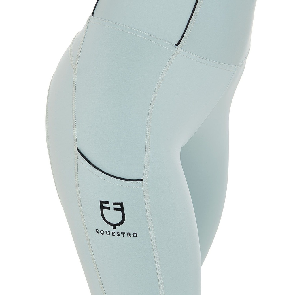 Equestro Dames Rijlegging Full Grip Grey Mist