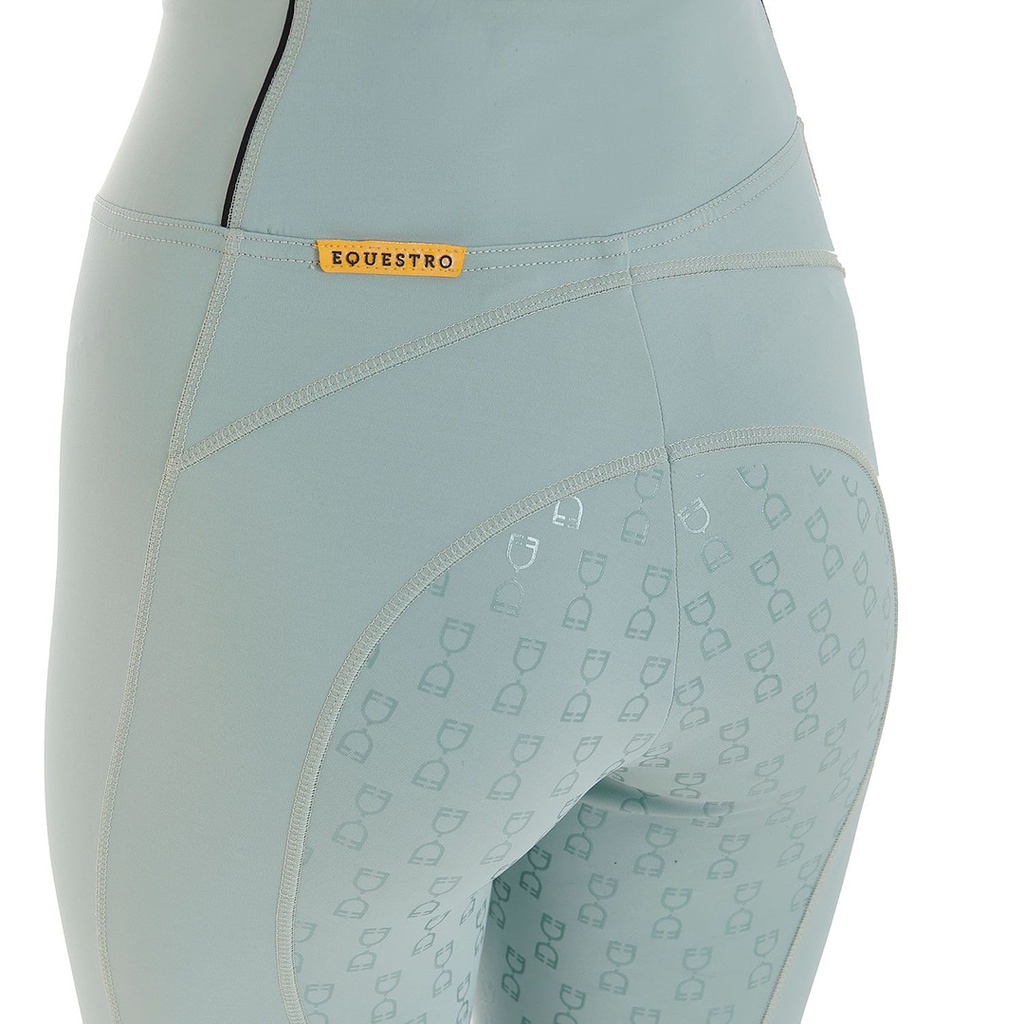 Equestro Dames Rijlegging Full Grip Grey Mist