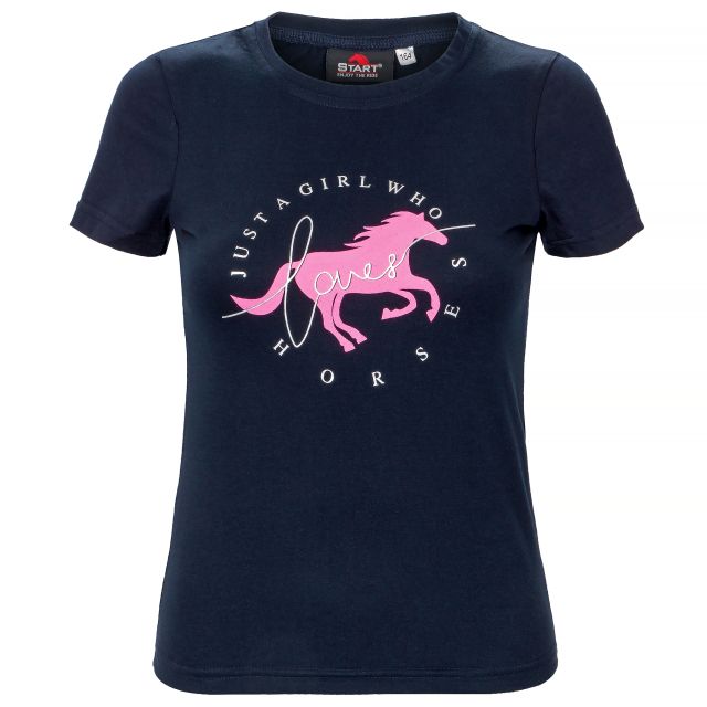 Start Junior T-Shirt Blauw of Zwart