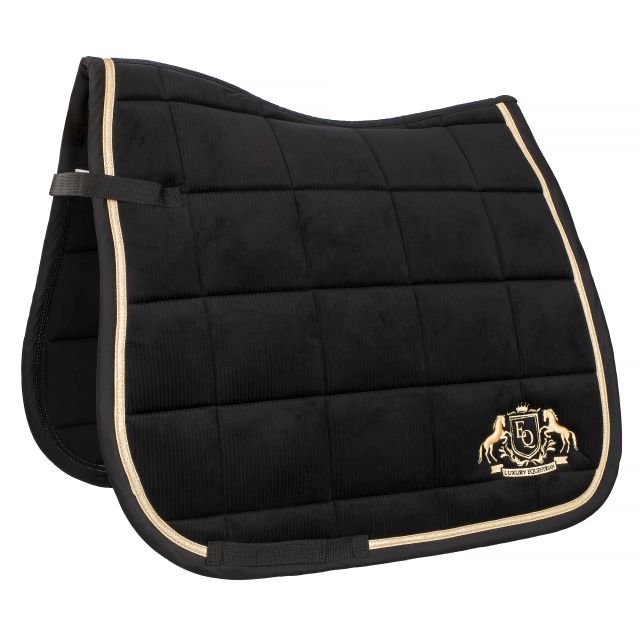 EQ.Queen Zadeldek Dressuur Turin Zwart (kopie)