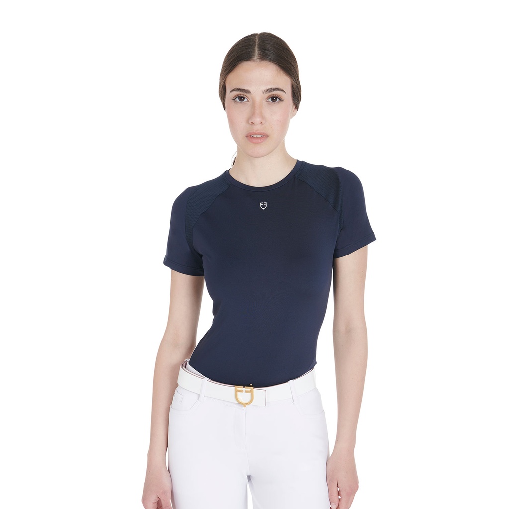 Equestro Shirt Blauw