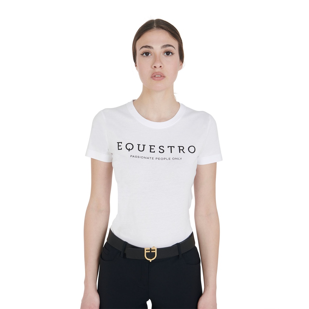 Equestro Shirt Logo Wit