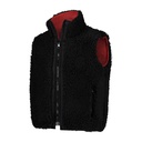 Mini Ros Omkeerbare Bodywarmer Stormy Rood/Zwart