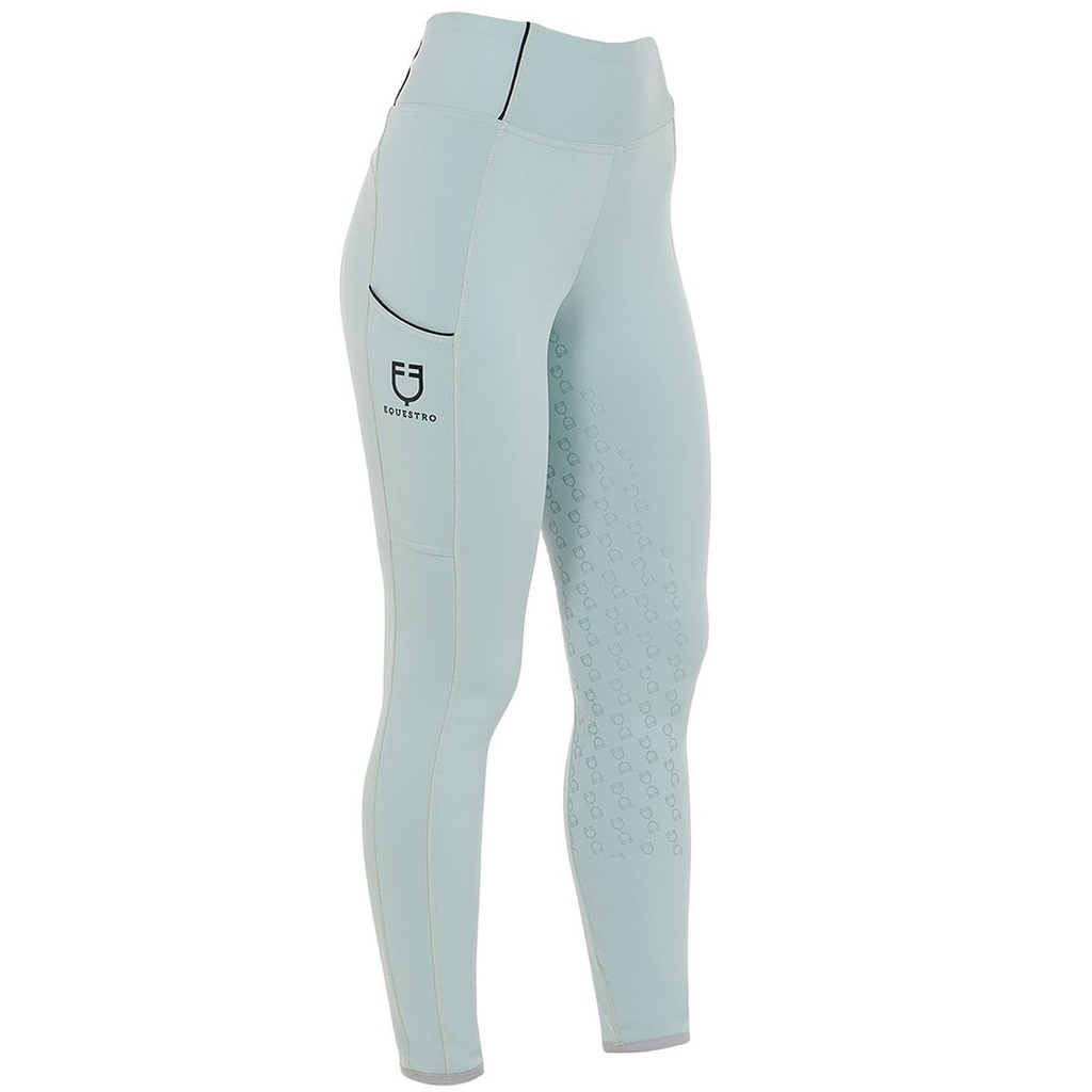 Equestro Dames Rijlegging Full Grip Grey Mist