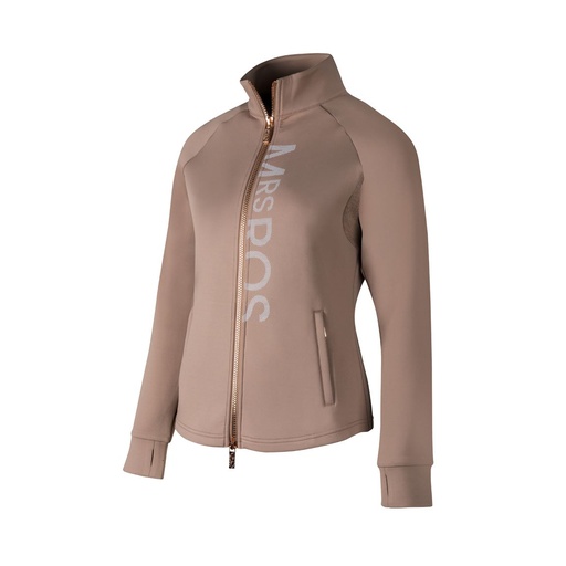 Mrs. Ros Softshell Logo Trainingsvest Taupe Autum Crush