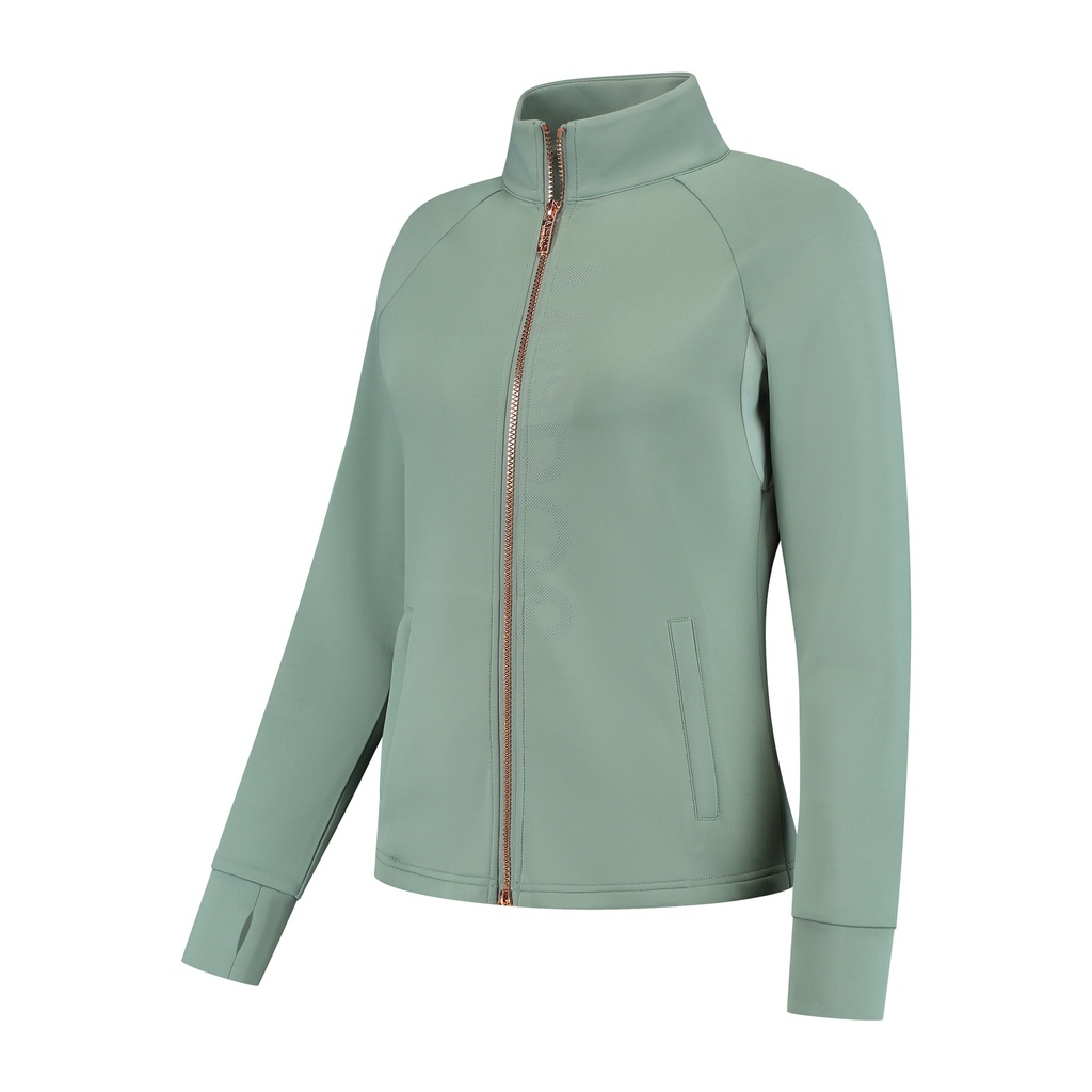 Mrs. Ros Softshell Logo Trainingsvest Green Lavender Fields