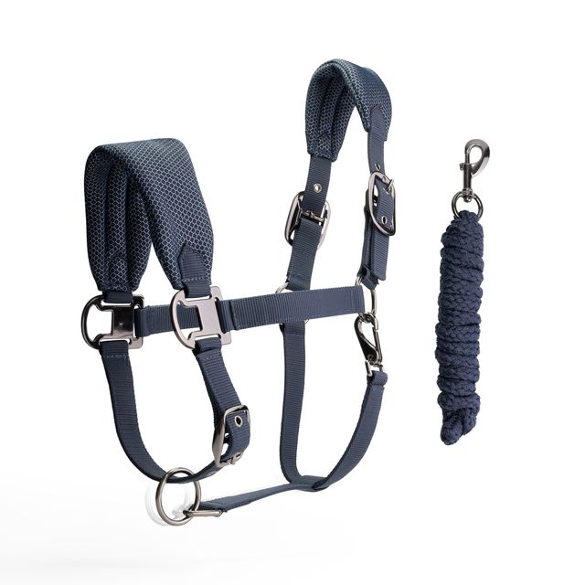 Mrs. Ros Halster Set Mesh Navy