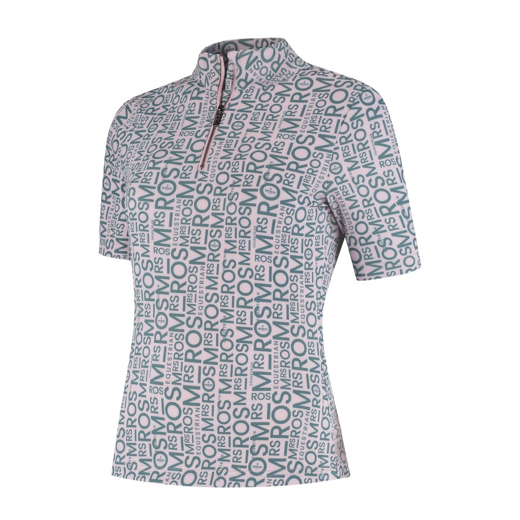 Mrs. Ros Multi Logo Short Sleeve Training Top