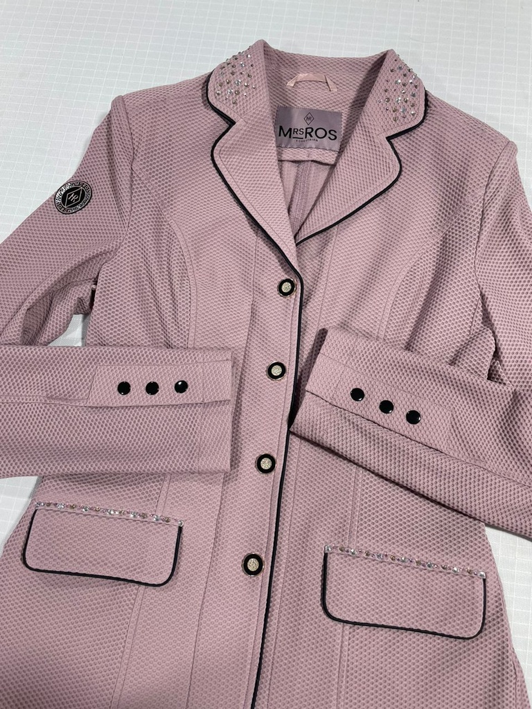 Mrs. Ros Showjacket Mesh Blush Noir